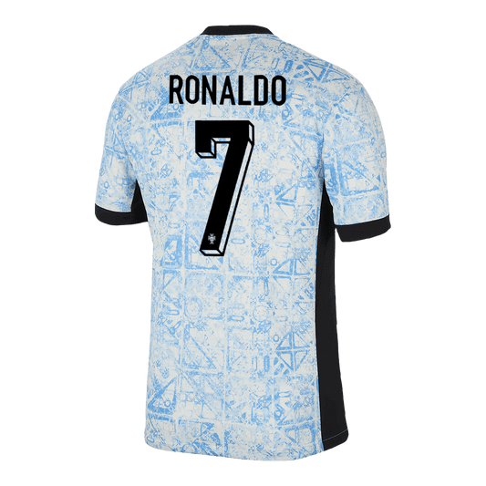 Men's Portugal RONALDO #7 Away Soccer Jersey Euro 2024 Go Game Wear