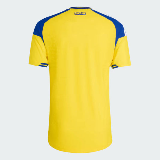 Player Version Sweden Home Soccer Jersey 2026 - Slim Fit