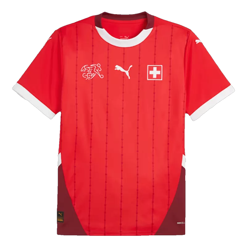 Switzerland Home Soccer Jersey Euro 2024