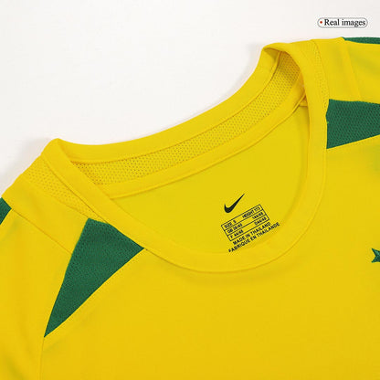 Brazil Home Retro Soccer Jersey 2002/03