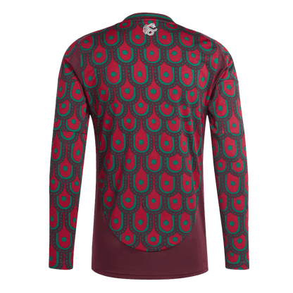 Men's Mexico Home Long Sleeve Soccer Jersey Copa América 2024