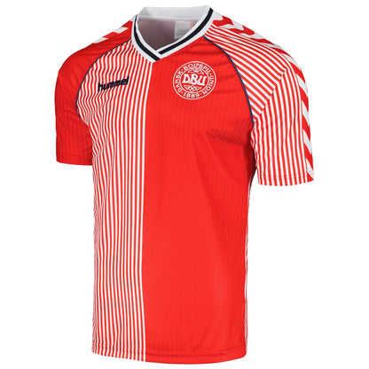Denmark Home Soccer Jersey 1986