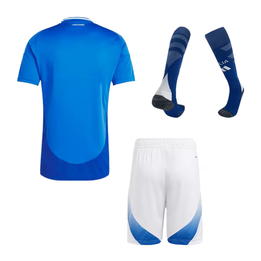 Italy Home Soccer Full Kit Jerseys 2024 Euro