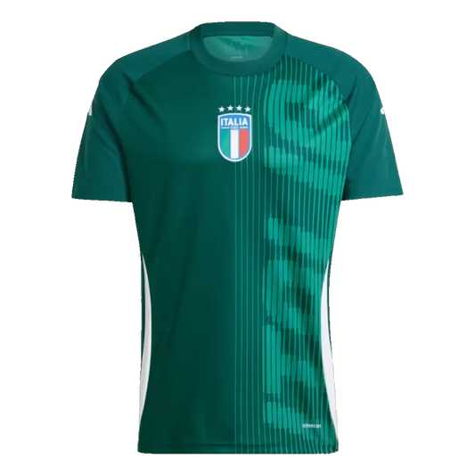 Italy Pre-Match Soccer Jersey 2024 Euro Green