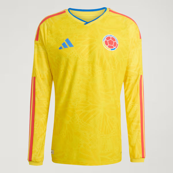 Player Version Colombia Home Long sleeve Soccer Jersey 2026 - Slim Fit