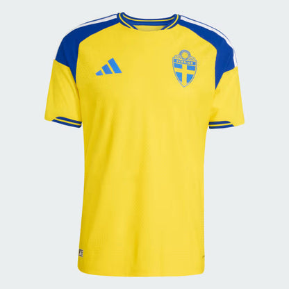 Player Version Sweden Home Soccer Jersey 2026 - Slim Fit