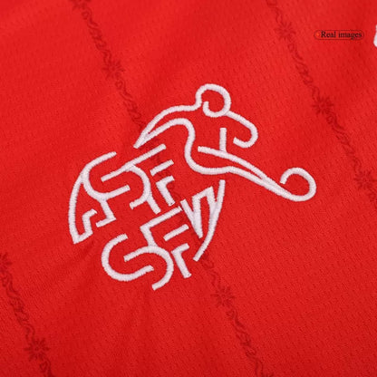 Switzerland Home Soccer Jersey Euro 2024