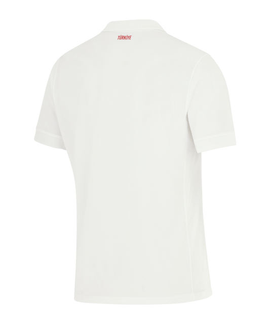 Turkey Home EM 2024 Soccer Jersey white red F100