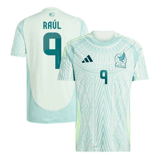 Men's Mexico RAÚL #9 Away Soccer Jersey Copa América 2024