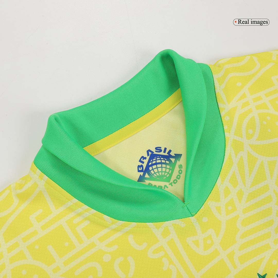 [Super Quailty] Men's Brazil Home Jersey (Jersey+Shorts) Kit Copa América 2024